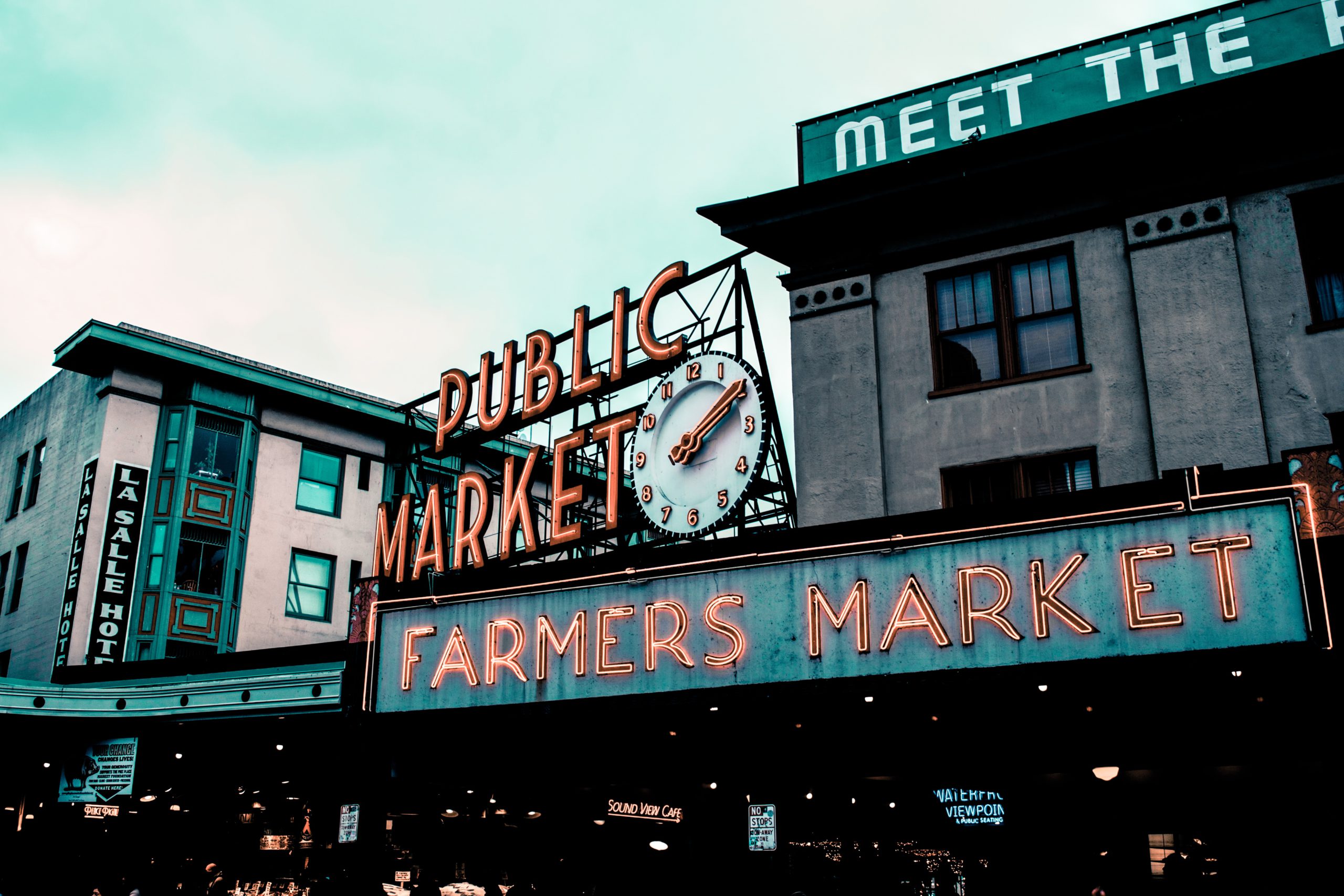 The Pike Place Market in Seattle